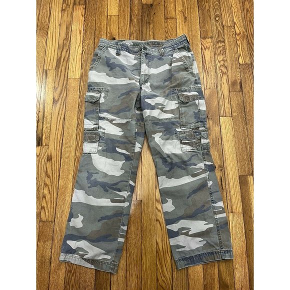 RedHead Pants Red Head The Original Cargo Pant Camo Green Mens 34x3 Canvas Trail Head Cargo